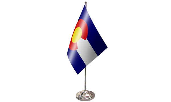 Colorado Satin Table Flag